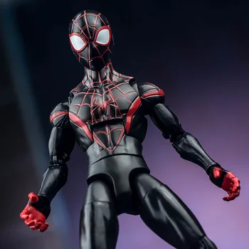 Hasbro Marvel benzi Desenate Spiderman Figura 6 Stil PVC 17CM 2018 Film Gwen Stacy Miles Morales Nicolas Cage Peni Parker Colecta Jucării