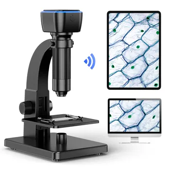 Inskam315w Microscop Digital WiFi/Conexiune PC 0~2000X Mărire 5.0 M Pixeli Dual LED Surse de Biologie de Observare