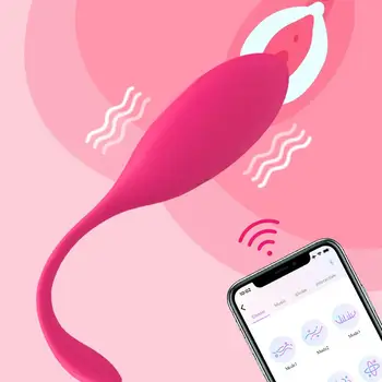 Jucarii sexuale Penis artificial Vibratoare pentru Femei fără Fir Control de la Distanță APP Uzura Vibratoare Chilotei Kegel Minge Masaj Adult, Cuplu Sex-Shop