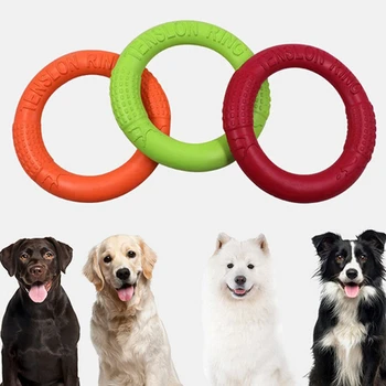 Jucării câine de Discuri care Zboară Companie de Instruire Interactive Inel Portabil în aer liber pentru Mic Mare Mesteca Mișcare Instrumente
