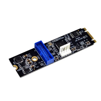 M. 2 unitati solid state NVME la USB 3.0 19Pin Antet Converti Card de unitati solid state la 2 Port USB3.0 Card de Expansiune de Transfer Adaptor IDE Alimentare 4PIN