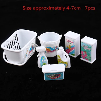 Mini Mobilier Casă De Păpuși, Accesorii Pentru Mini Model Daisy Puternic De Decontaminare Detergenți 1 Set