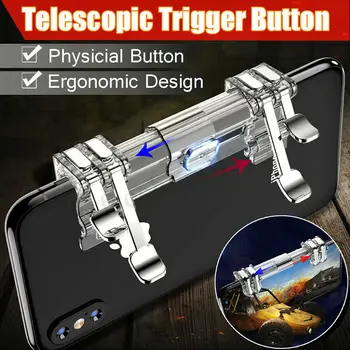 Mobile Declanșa Gamepad Controller L1R1 Buton de Incendiu Shooter de Declanșare Prindere Scopul Tasta Joystick pentru iPhone Android PUBG /Cutite GT