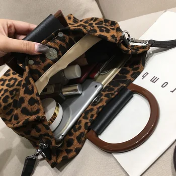 Moda Leopard Tote Pungi pentru Femei 2021 Genți de mână de Lux Femei Designer Cu Mâner de Umăr Geanta Femei Crossboby Saci Geantă de mână