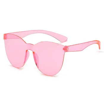 Moda Supradimensionate Pătrat ochelari de Soare pentru Femei-O bucată de Bomboane de Culoare Colorat UV400 Ochelari de Conducere Ochelari de Soare Tendință Bărbați ochelari de Soare