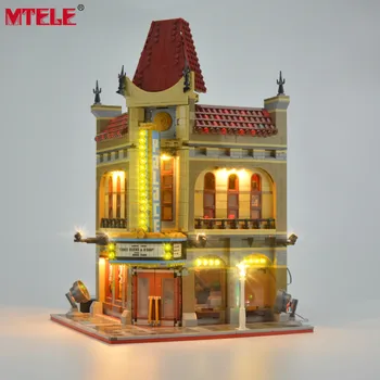 MTELE Lumină LED-uri Kit pentru 10232 Creator Stradă Oraș Cinema Palace ( Nu Include Construirea de Blocuri de Model )