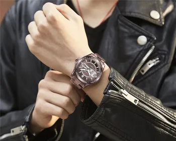 NAVIFORCE Nou Brand de Top pentru Bărbați Ceasuri pentru Bărbați din Oțel Complet rezistent la apa Casual Cuarț Data Ceas Masculin Încheietura ceas relogio masculino