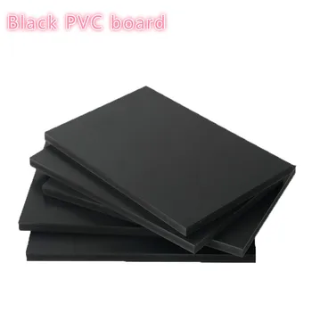 Negru, Foi de Spumă de Bord pentru Constructii Model de placa PVC model de a face manual diy materiale 10 x 100 x 300mm/10 x 200 x 300 mm