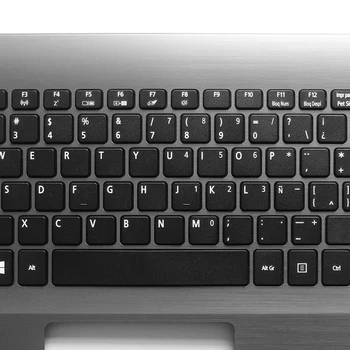 Noi LA tastatura laptop pentru Acer Aspire R14 R3-431T R3-471T R3-471TG Latin Keyboard cu zona de Sprijin pentru mâini CAPACUL nici touchpad-ul