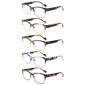 Noua moda ochelari de citit pătrat de mijloc cadru de primăvară balamale de înaltă calitate-cinci culori disponibile dioptrii +0, +50, +75, +100...