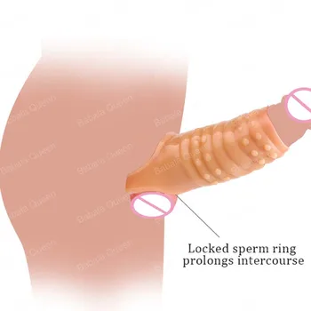 Oamenii Întârziere De Blocare Sperma Fine Prezervativ Filetate Enhancer Inel Penis Extender Maneca Erectie Penis Cock Ring Jucarii Sexuale Pentru Barbati Intim
