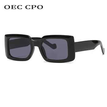 OEC CPO Epocă Rrectangle ochelari de Soare Femei Barbati Moda Steampunk Pătrat Ochelari de Soare Barbati Nuante de Designer de Brand Oculos Feminino