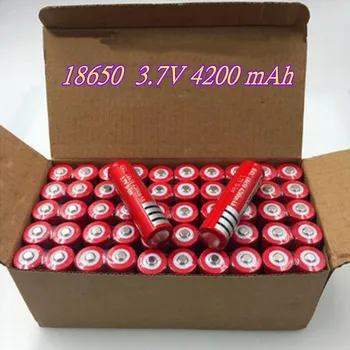 Original nou 18650 Baterie Reincarcabila 18650 de 4200 mAh 3.7 V Baterie pentru LED Lanterna lanterna
