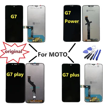Original Pentru G7 Juca LCD Pentru Motorola Moto G7 Putere de Afișare XT1955 LCD G7 Plus cu Ecran Tactil Digitizer G7 Inlocuire LCD XT1952