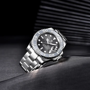 PAGANI DESIGN de Moda pentru Bărbați Ceasuri Mecanice 40MM Automată Încheietura ceas rezistent la apa 100M din Oțel Inoxidabil, sticlă de Safir Relogio