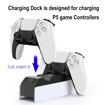 Portabil de Tip C Conector PS5 Operator Stație de Încărcare Accesorii PS5 Controler de Încărcare Stand PS5 Controler de Încărcare Cablu