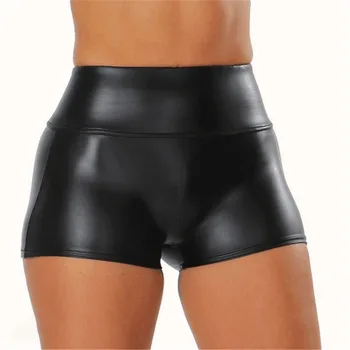 Pu Piele Pantaloni Scurți Sexy, Pantaloni Scurți Negru Femei Doamnelor Pantaloni Scurți De Vară 2021 Petrecere De Club, Tinute Clubwear Scurt Femme Feminino Mujer