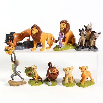 Regele Leu Simba PVC Figuri de Desene animate Clasice Jucarii Copii Cadouri 9pcs/set