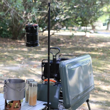 Sundick Felinar Suport Lampa Polul Trepied Portabil Detasabila Felinar Camping Stand Titular în aer liber Camping Accesorii 랜턴 스탠드