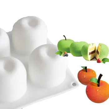 Tort de mere Mucegai Silicon 3D Tort Fondant Mucegai Tort Decorare Cupcake de Nunta Mucegai Durabil Accesorii de Bucatarie
