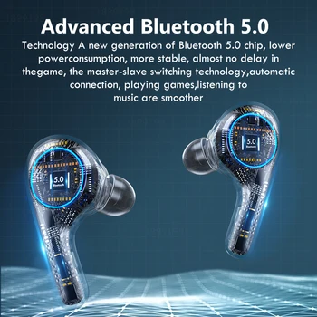 TWS Căști Bluetooth Căști Wireless Touch Control LED Display Cu Microfon Impermeabil Sport de Muzică fără Fir Căști