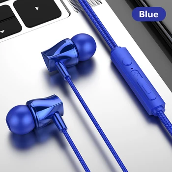 Universal cu Fir Căști Pentru Huawei, Xiaomi, Samsung 3.5 mm AUX Jack Căști Cu Microfon In-ear Căști Dopul Pentru Telefon MP3