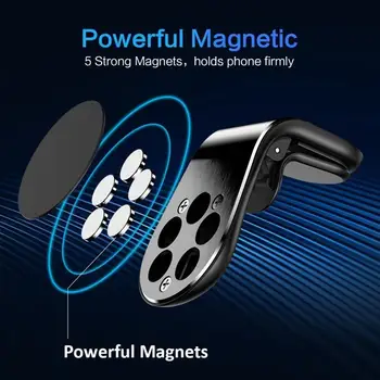 Universal cu Magnet Mașină de Aerisire Titularul Clip Suport de Montare Pentru Mobile Telefon Mobil GPS