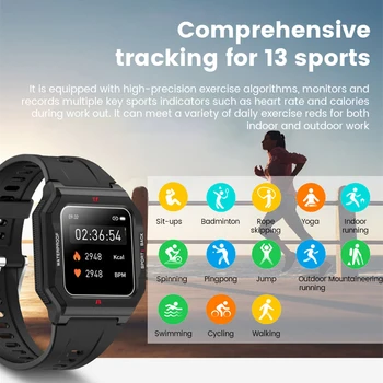 Uonevic P10 Ceas Inteligent Oameni Complet Tactil IP67 rezistent la apa Tracker de Fitness Neo Smartwatch FT10 pentru Xiaomi iOS Telefon