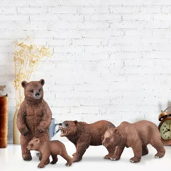 Ursul Animale Jucarii Figurine Acasă Decora Învățământ Preșcolar