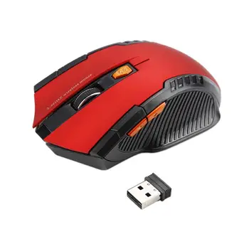 USB Mouse de Gaming Wireless 2.4 G 6 Butoane Mouse-ul fără Fir Alimentat de la Baterie Șoareci Cu Receptor USB Pentru Laptop, PC Desktop