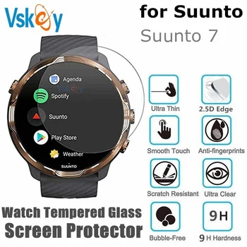 VSKEY 10BUC Sticlă Călită pentru Suunto 7 Încheietura Ceas Ecran Protector D43 Anti-Zero Film Protector