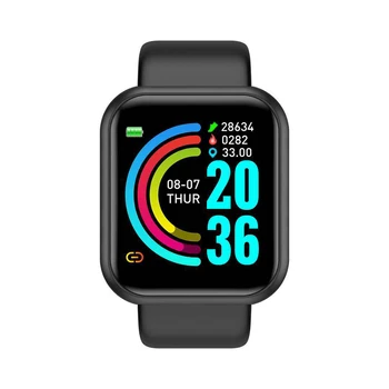 Y68 Ceas Inteligent Bărbați Ceasuri Smartwatch Ceas Electronic de Fitness Monitor Bărbați Cadou Reloj inteligente pentru Huawei Relogio SB001