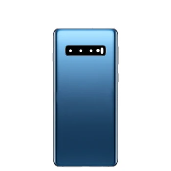 Înapoi Inlocuire Sticla Pentru Samsung Galaxy S10 S10 Plus Capac Baterie Spate Usa Locuințe Caz De Fotografiat Lentilă De Sticlă Cadru