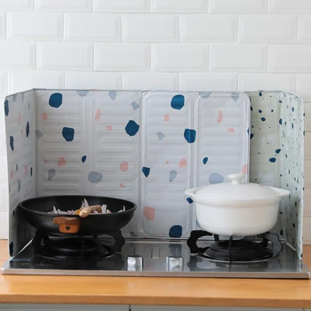 1 buc Aluminiu Pliabil Bucătărie, Aragaz Placă Deflectoare Bucatarie Tigaie Ulei Splash Ecran de Protectie Accesorii de Bucătărie Gadget-uri