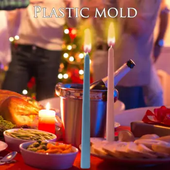 1 Buc Lumânare Pentru Tijă Lungă Acrilice Lumânare Plastic Dur Tijă Subțire De Mucegai Lumânare Mucegai Meserii A Face Lumânări Realizate Manual Din Plastic Mucegai