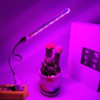 10W USB LED-uri Cresc de Lumină întregul Spectru USB Lumini de Creștere 5730 SMD DC5V CONDUS Fito Tub de Lampă pentru Semințe de Plante de Sere Flori