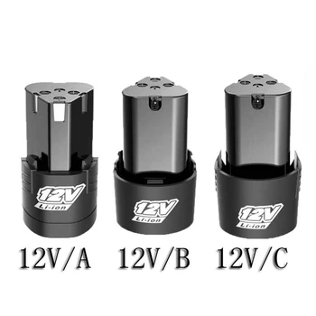 12V Universal Li-ion Baterie cu Litiu Pentru Șurubelniță Electrică Scule electrice accesorii burghiu Electric Baterie Batteria