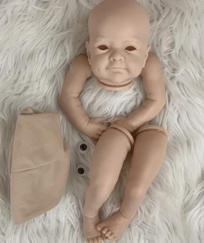 19 Inch Renăscut Baby Accesorii DIY Gol Sanya Kit Cu Corpul Ochii Proaspete de Culoare Vinil Moale Nevopsite Neterminate Papusa Parte