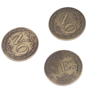 1buc Creative de Monede din Aliaj de Colectie, Minunat Cadou Da Sau Nu Decizia de Monede de Colecție de Artă a DA NICI o Scrisoare Monedă Comemorativă