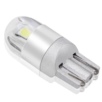 2 buc Becuri cu LED-uri Albe 168 501 W5W Lampa LED Pană 3030 2SMD Interior Lumini 12V - 24V 6000K