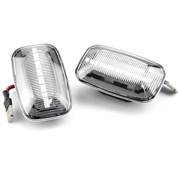 2 buc LED-uri Dinamice de poziție Laterale de Semnalizare Repetor Indicator luminos Curge Flash Fit Pentru Toyota Landcruiser 70 80 100 Seriile