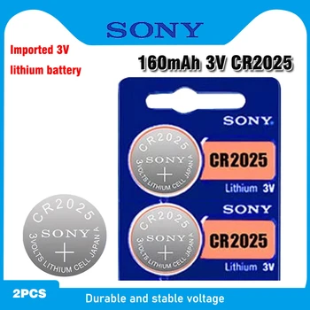 2 BUC/LOT SONY Original cr2025 Butonul Baterii cr2025 3V Baterie cu Litiu, Pentru a Viziona Calculator Scară Greutate