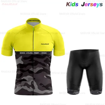 2021 Camuflaj de Vara Copii Ciclism Jersey Boys EKOIES Mtb Maneca Scurta, Haine de Ciclism Mtb Ropa Ciclism Biciclete Uniformă