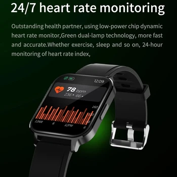 2021 Ceas Inteligent Femei Bărbați Smartwatch Pentru Apple IOS, Android Electronice Inteligente de Fitness Tracker Cu Curea Silicon Sport Ceasuri