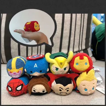 2021 Noi 10 CM Avengers 4 Iron Man, Captain America, Spider-Man Thanos Iarna Soldatul de Pluș Papusa Papusa Pandantiv PP Bumbac Jucării de Pluș