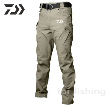 2021 Nou Daiwa Pescuit Pantaloni Cu Mai Multe Buzunare Sport În Aer Liber, Drumeții, Pescuit-Haine Barbati Pantaloni Solidă Respirabil Îmbrăcăminte De Pescuit