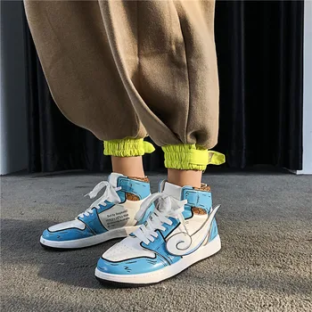 2021 Nou Primăvara Și Toamna Barbati Casual Pantofi de Sport de Moda Rezistent la Uzura Desene animate Pantofi Tendință Toate-Meci Casual, Pantofi în aer liber