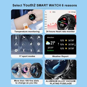 2021 Nou Sport Barbati Ceas Inteligent Femei Bluetooth Termometru Fitnees Tracker Ceas Y2 Impermeabil Pentru Xiaomi Brățară Inteligent Band