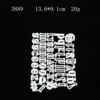2021 Speciale, Litere, Numere, Cuvinte Metal Tăiere Moare Forma Album Ambarcațiunile De Tăiat Mor Stencil Carte Face Mucegai Foaie De Decor Șablon