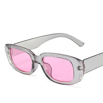 2021 Tendință Mică Cadru Retro ochelari de Soare pentru Femei ochelari de Soare Patrati de Măsline Verzi Colorate ins Stradă Fotografiere ochelari UV400